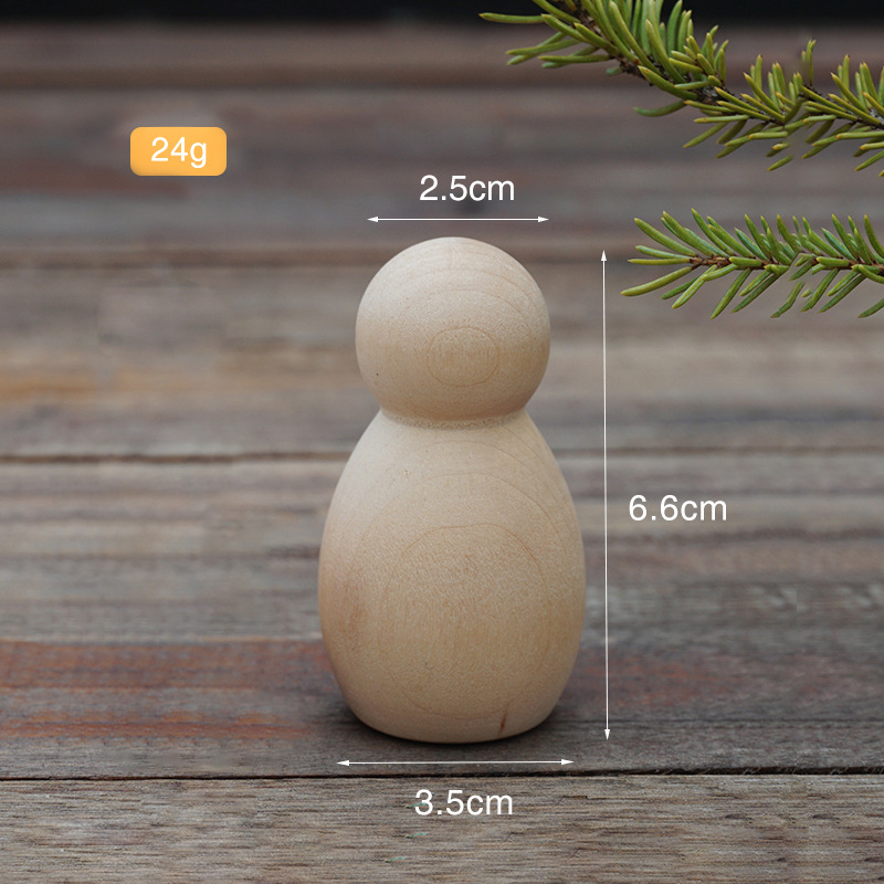 Madera maciza FORMA DE haya bloques de construcción aceite esencial fragante madera registro blanco embrión pintura libre pintado hecho a mano graffiti Decoración