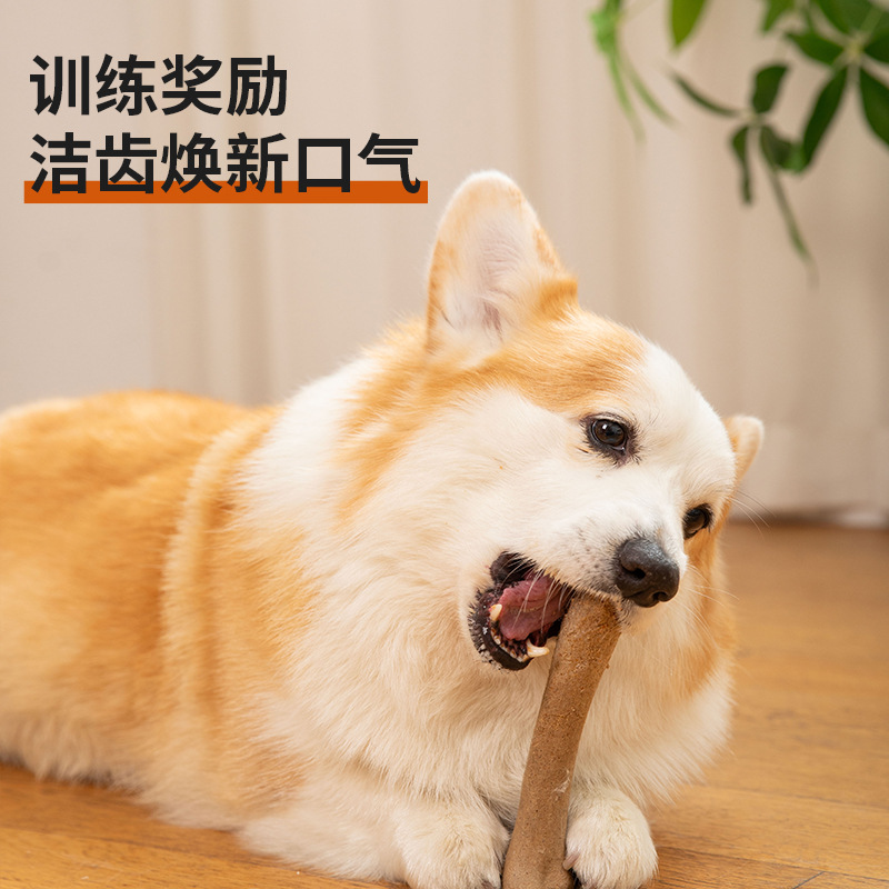 Aperitivos para perros Barra de ternera Bone Palo molar huesos grandes dientes molares Suplemento de calcio resistente Golden Retriever Entrenamiento de perros pequeños medianos y grandes al por mayor