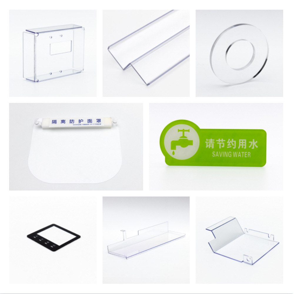 透明PC板加工成型折弯打孔雕刻来图来样聚碳酸酯pc耐力板加工