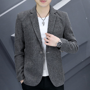 Men's Korean-style slim-fit suit men's spring and autumn handsome personality small suit trend casual versatile jacket order