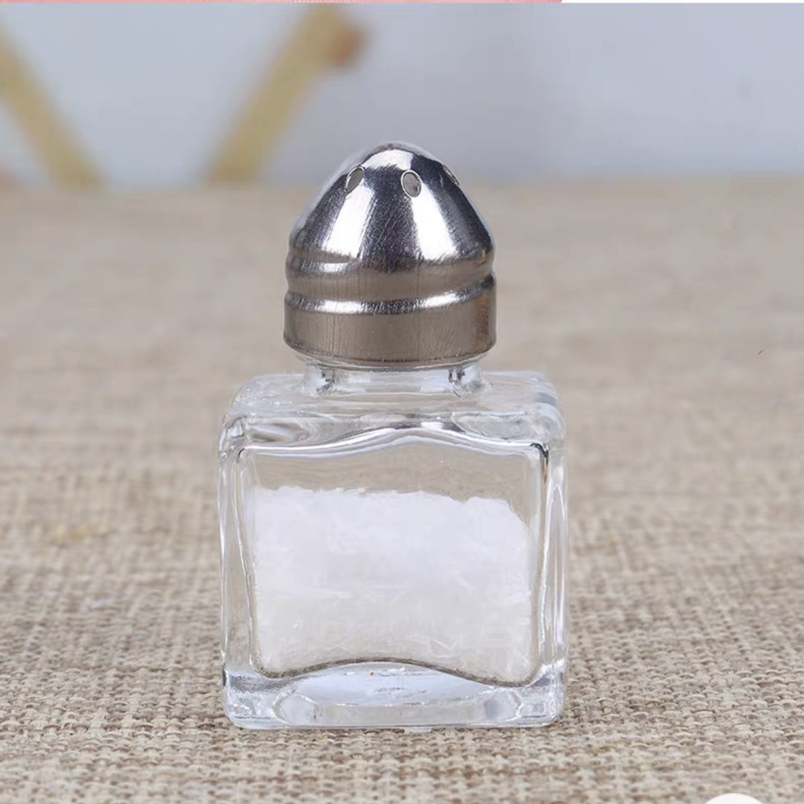 厂家供应玻璃调料瓶迷你胡椒粉瓶辣椒粉瓶花椒粉瓶盐味精