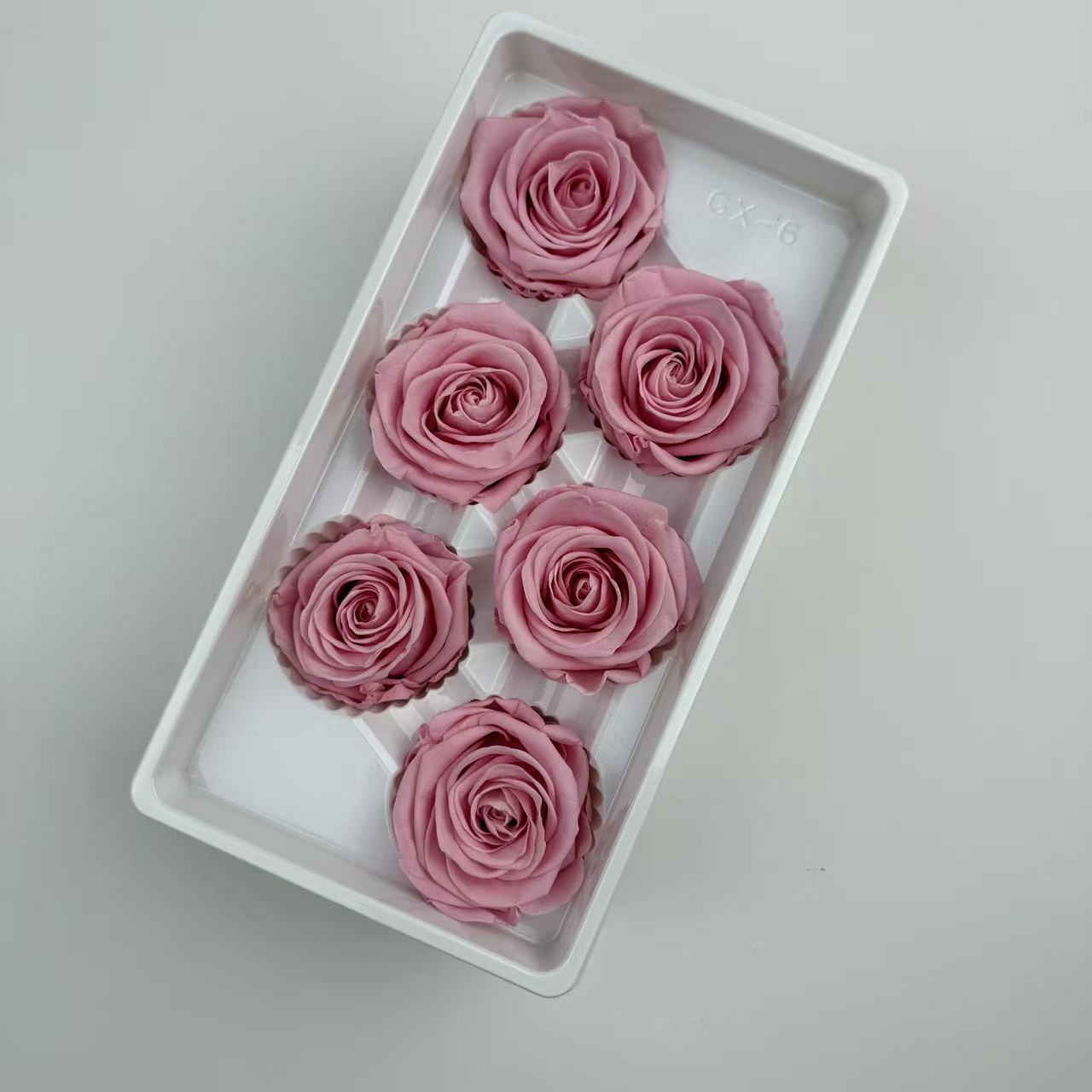 Cabezas de Rosa Preservadas B+, 5-6 cm, Ramo de Flores Frescas Preservadas, Flores Secas al por Mayor de Yunnan, para el Día de la Madre, 520