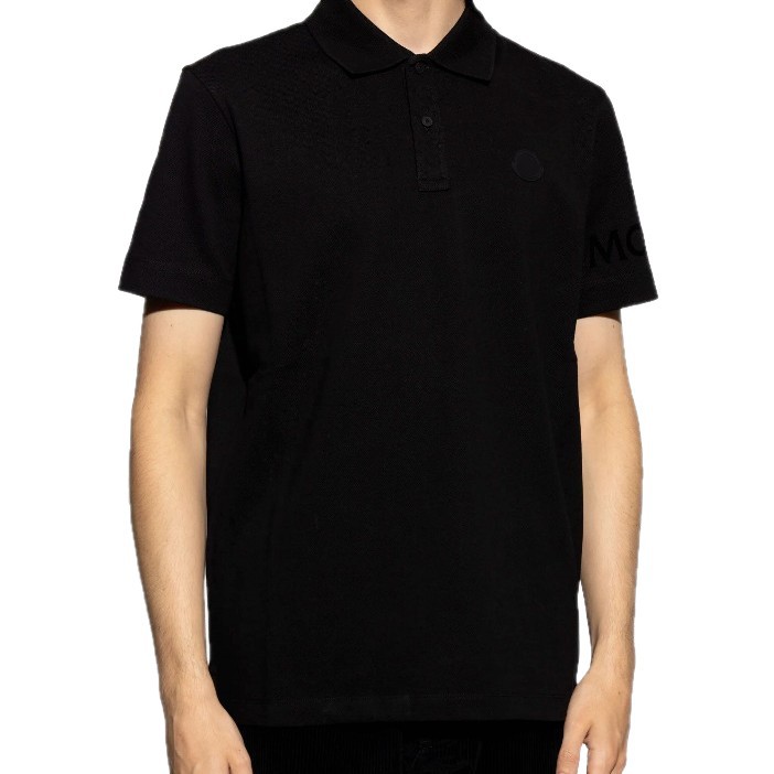 SS25 nueva estación europea de verano de hombre con solapa de algodón de perla de manga corta polo de moda