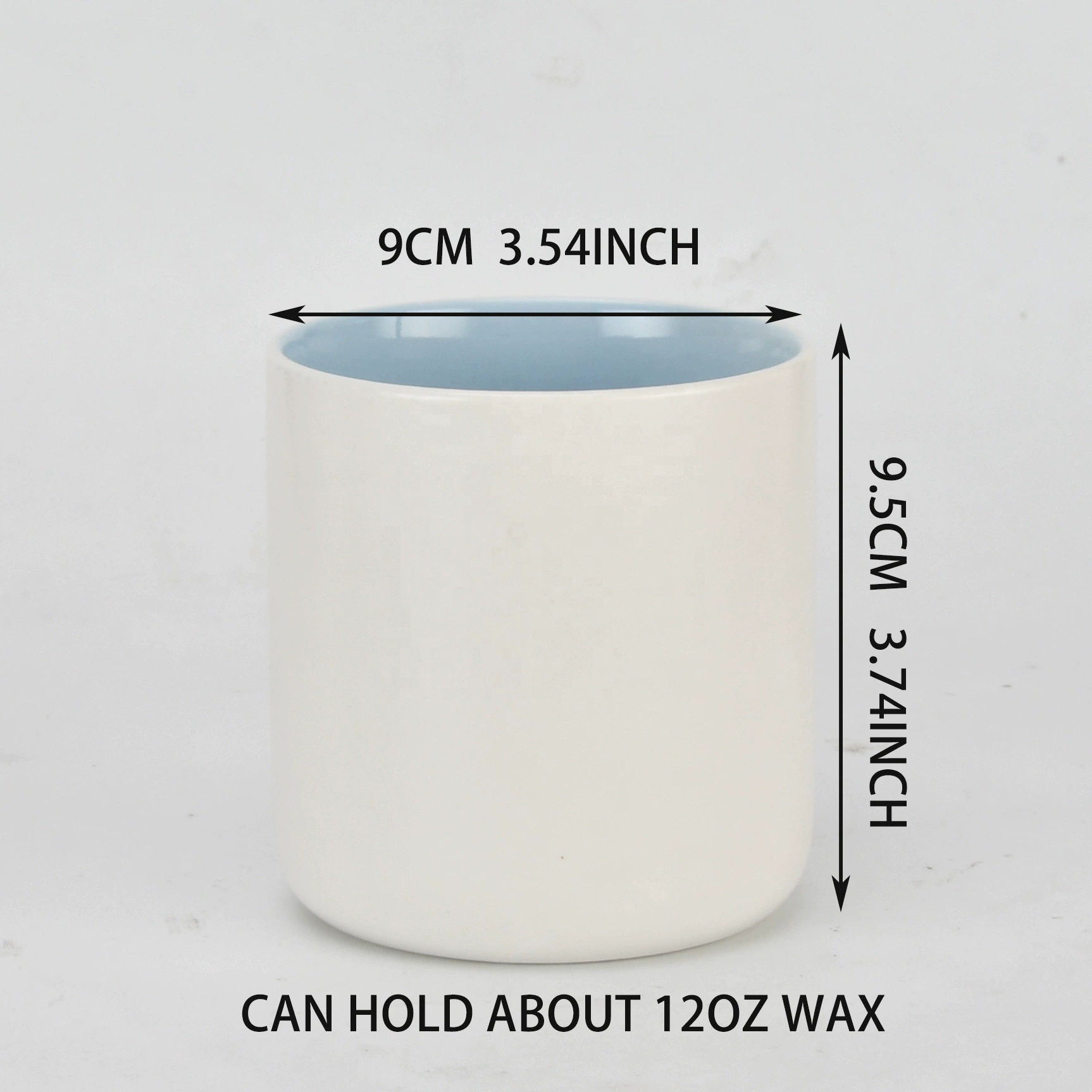 Керамические свечи баночки с рисунком LOGO керамические ароматерапевтические свечи банки для домашнего обихода