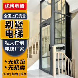 别墅家用电梯阁楼家用电梯龙门曳引复式平台梯 农村自建房电梯