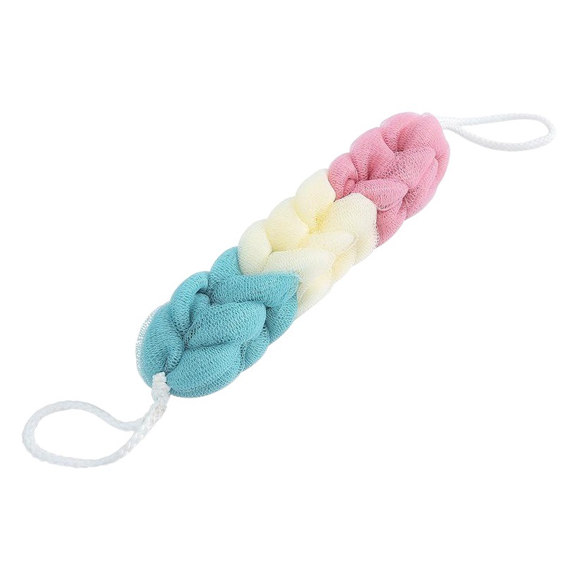 Bola de baño Baño artefacto espalda frotando Toalla de baño suministros de baño linda chica larga red de espuma no dispersa