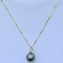 9-10mm��ˮ�����朴�Ϫ��18K�𽛵����ڵ������y��p�ݰٴ�