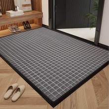 大门口耐磨进门垫脚垫子跨境丙纶防滑橡胶地垫刮沙除尘入户门地毯