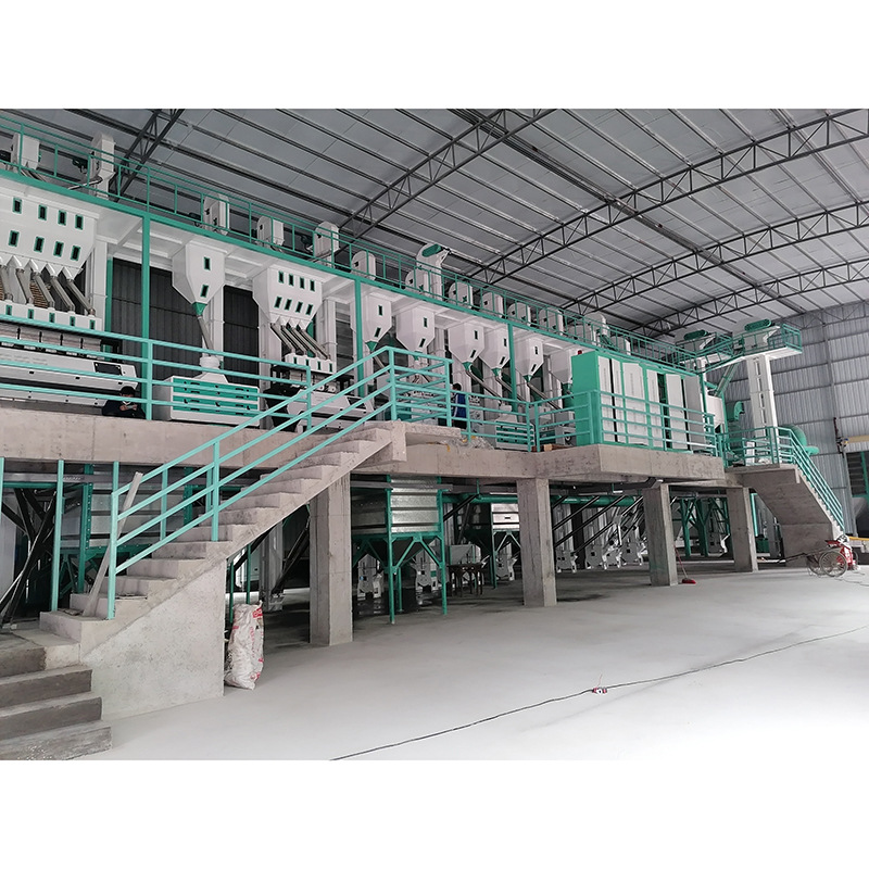 50吨新型全自动碾米机 组合碾米机 大型谷子脱皮碾米机成套设备