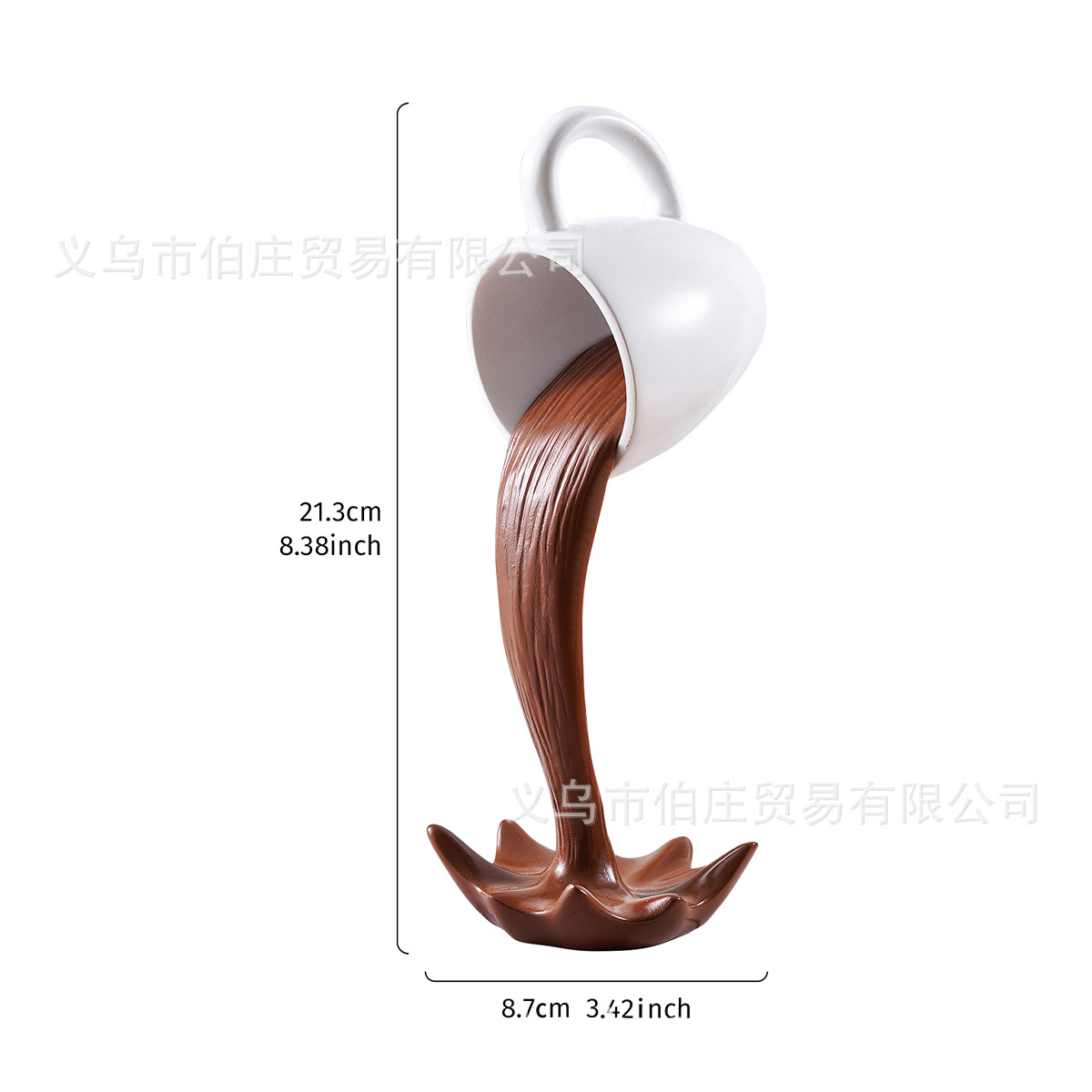 Anti-gravity coffee cup-white cup coffee l