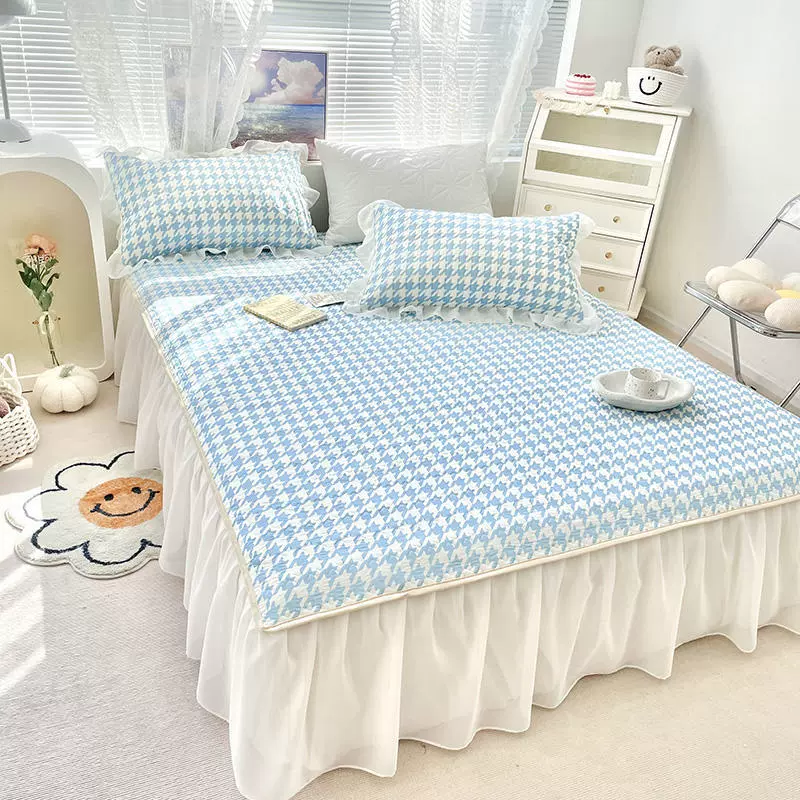 Summer silk mat, set for princess, 3 piece set