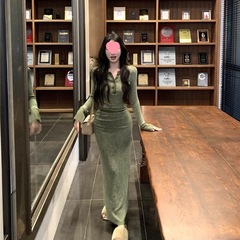 感气质针织套装裙女秋冬季新款时尚修身显瘦包臀裙两件套