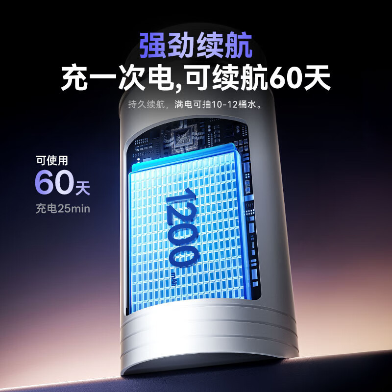 跨境5加仑双泵桶装水自动电动抽水器家用办公便携式饮水机取水器