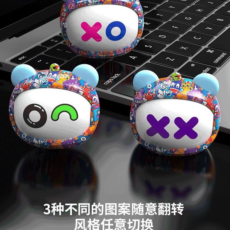 回転変顔bluetoothイヤホンTWS入耳式かわいい表情落書きストラップ潮游イヤホン新商品起爆通|undefined