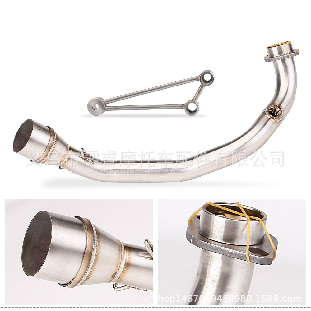 Motorcycle Exhaust Pipe Suitable for Jinzhan Bws Cygnus-X 125 Bws125 Modified Front Exhaust