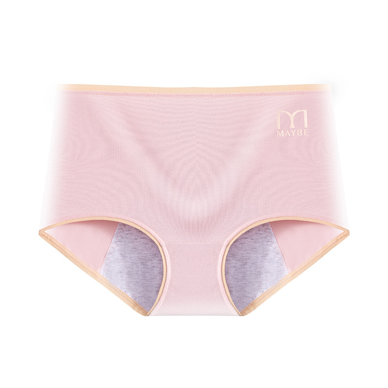 Cintura alta período fisiológico ropa interior período menstrual alargado capa a prueba de fugas Tía grande pantalones algodón refrescante Transpirable Calzoncillos de cintura alta