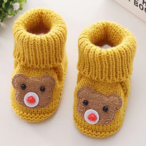 Spring and Autumn Baby Wool Shoes 0-3-6-9 Months Male and Female Baby Shoes Newborn Shoes and Socks Wholesale Delivery Before Step