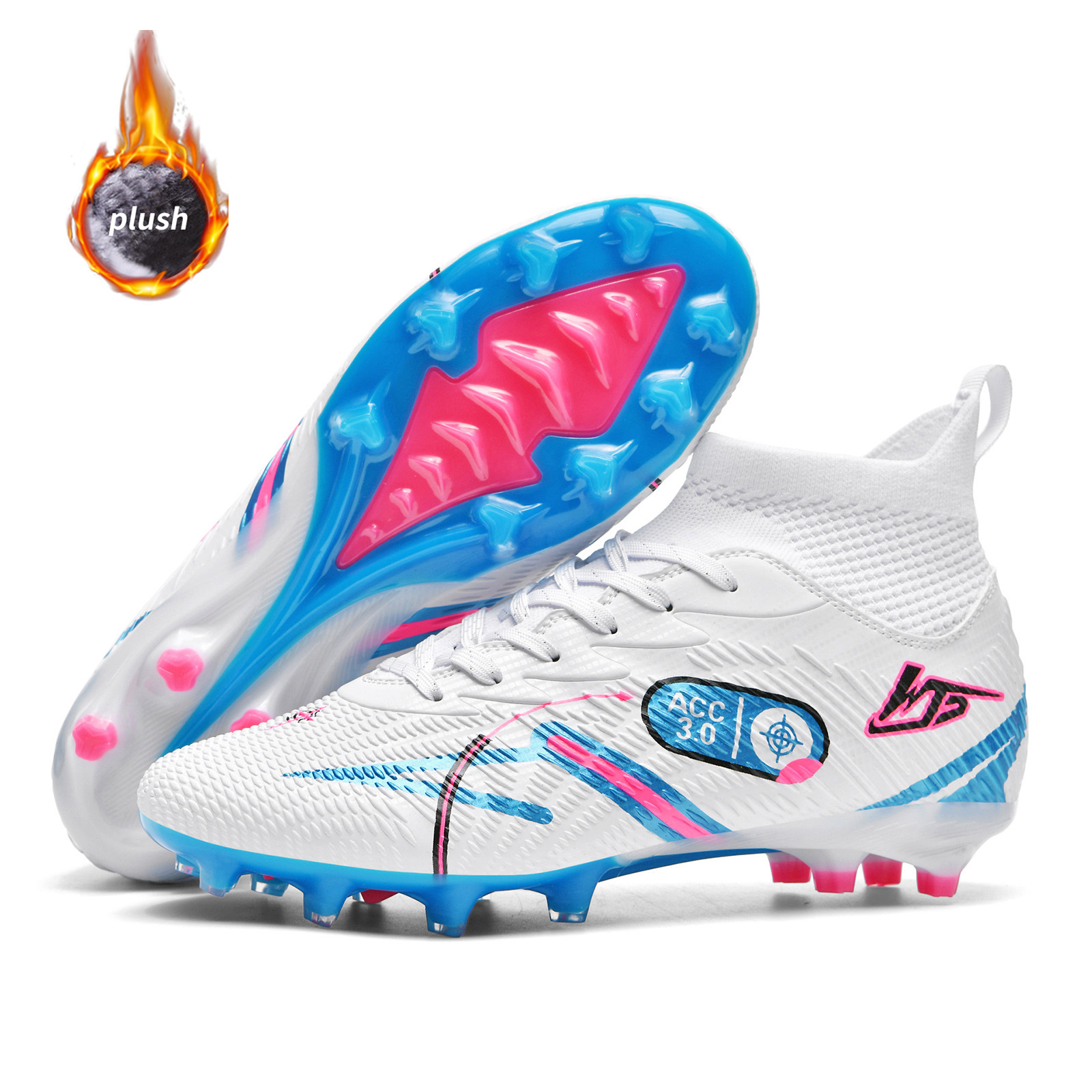 Nuevos zapatos de fútbol para estudiantes de hombres y mujeres, clavos para adultos, clavos de algodón, calentamiento, zapatos de entrenamiento de fútbol