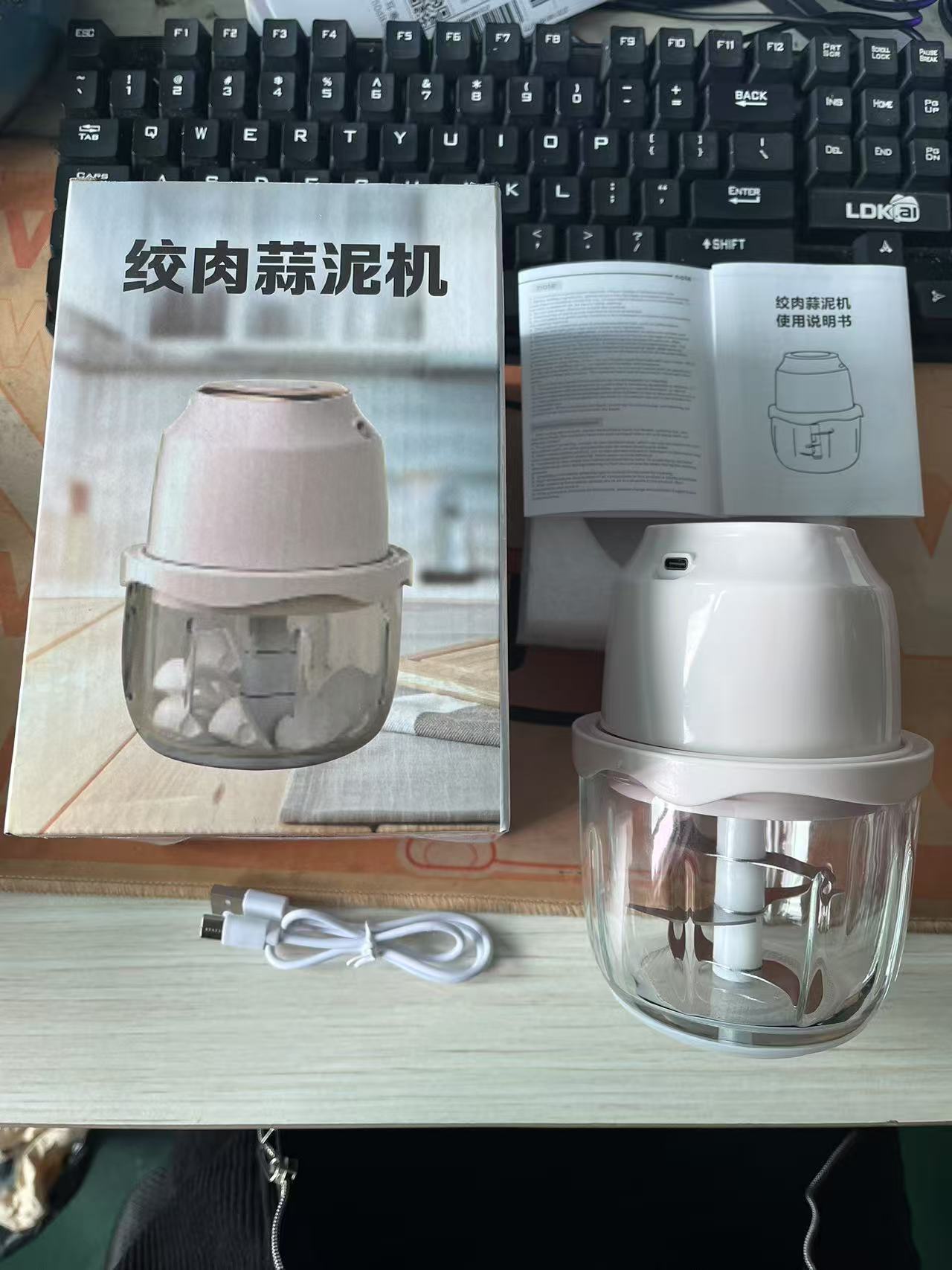 핑크 4 칼 중국 색상 상자 포장