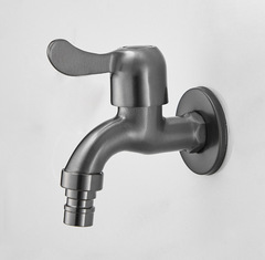 Gun gray 304 stainless steel mop pool faucet bathroom laundry room balcony mop pool single cold water faucet