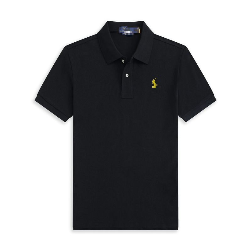 Cross-Border Men's Short-Sleeve European Size Ralph Lauren Embroidered T-Shirt Men's Polo Shirt with Turn-Down Collar and Small Horse Logo Top Polo Shirt Cross-Border Men's Short-Sleeve European Size Ralph Lauren Embroidered T-Shirt Men's Polo Shirt with Turn-Down Collar and Small Horse Logo Top Polo Shirt