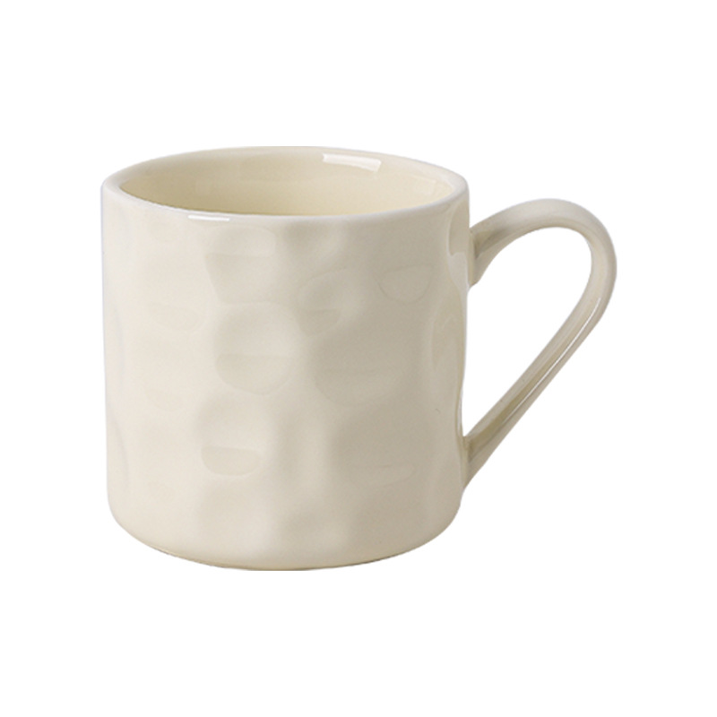 Taza doméstica traje de alta apariencia de alto grado Taza de cerámica conjunto de luz de lujo familia taza de agua taza juego de té sala de estar