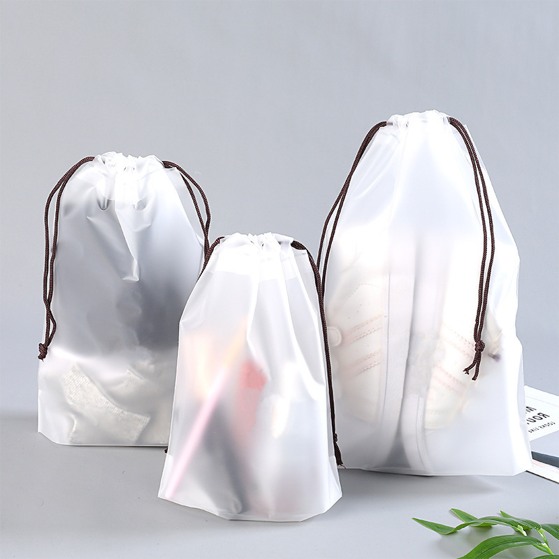Frosted Drawstring Bag Clothes Shoes Dustproof Drawstring Packaging Bag Socks Underwear Packaging Bag Travel Storage Bag