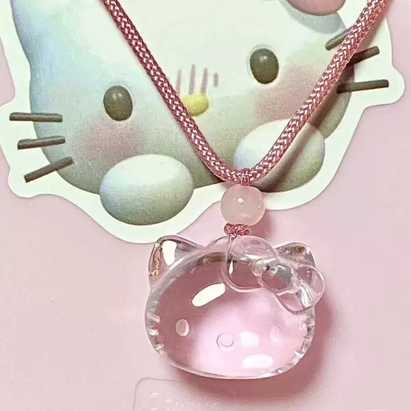 Hello Kitty Necklace for Girls, Kitty Cat Collarbone Chain Pendant, Summer Non-Fading Friendship Gift Chain