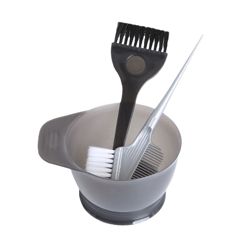 Kit de herramientas de teñido de cabello casero de un solo uso para la chapa, tazón de aceite, cepillo de pelo suave, orejas, peine de cabello especial para el teñido de escaldado