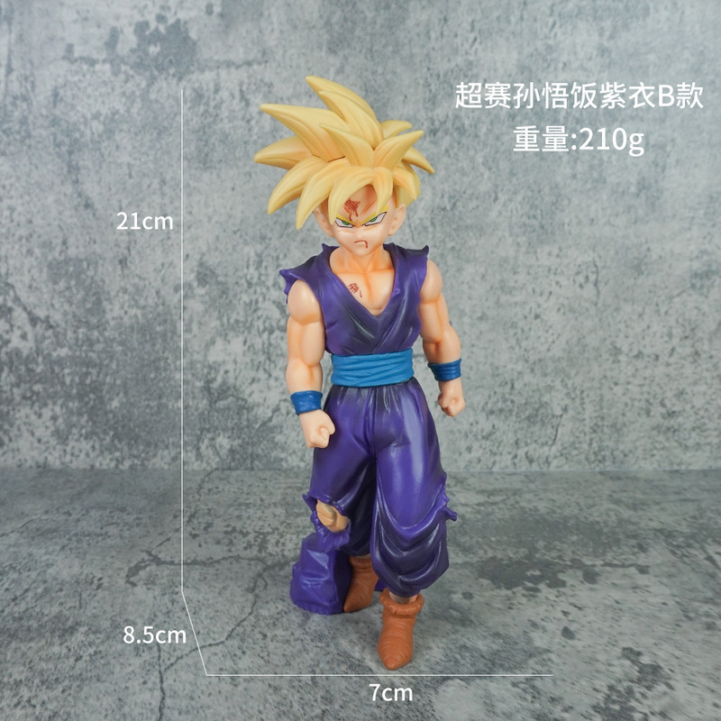 ドラゴンボール家族ポートレート悟空カカロットフィギュアサイヤ人ベジータスーパーブルー人形周辺誕生日ギフト|undefined
