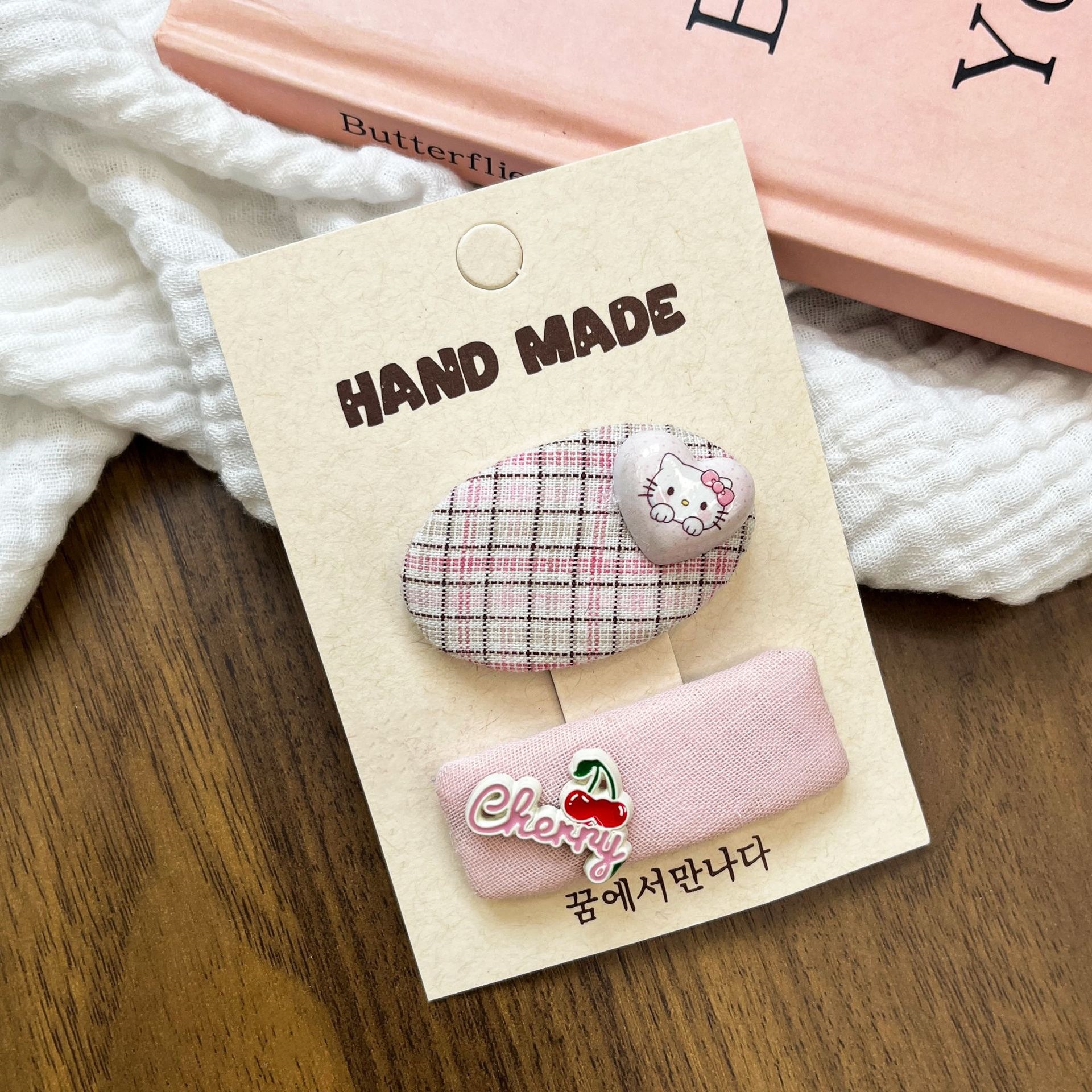 Coreano dulce versátil pequeño niño punto ondulado BB clips para niños color caramelo elíptico clips para el cabello lateral joyería para el cabello