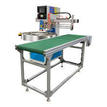 足球裁片高频压花机 PVC贴皮球压印设备 转盘式高周波塑胶熔接机