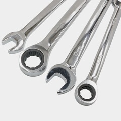 Wholesale 8-24 dual-purpose plum blossom open ratchet wrench chrome vanadium steel multi-functional fast mirror wrench double-headed tool