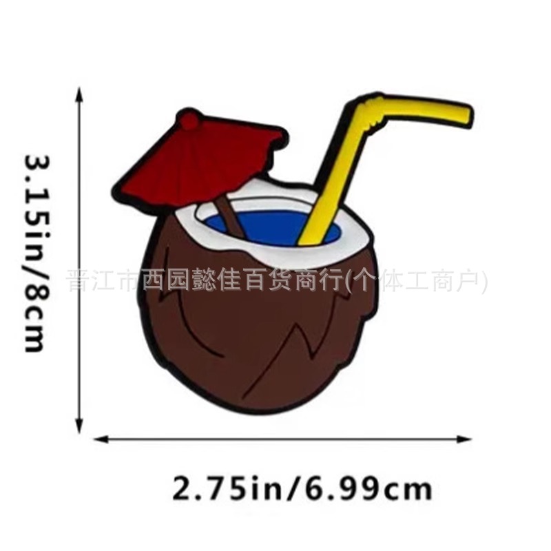 Colgante veraniego para bolso de playa – accesorios Bogg con gafas de sol y arcoíris, estilo divertido DIY