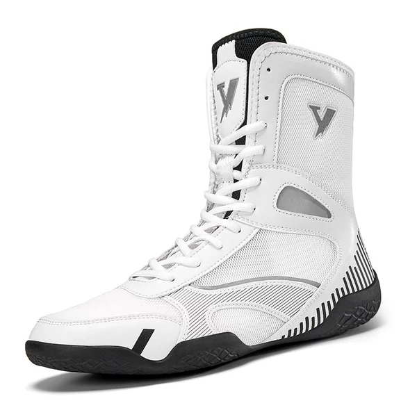 Foreign Trade Dropshipping Direct Sales New Men's Large Size Cushioning Indoor Training Non-Slip Wear-Resistant Fighting Boxing Shoes