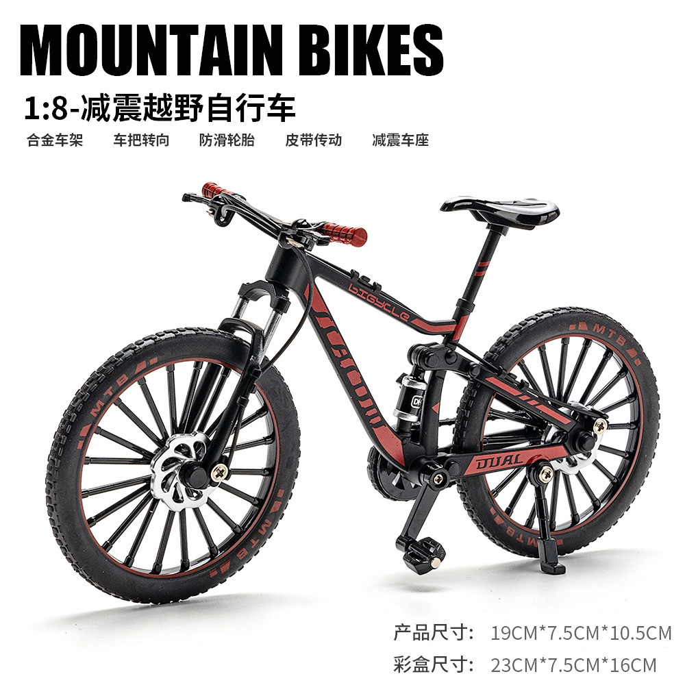 Aleación de cailixin 1 a 8 off-road montaña bicicleta deslizante juguete graffiti carretera coche modelo decoración colección