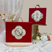 结婚喜糖盒子包装盒手提礼盒硬盒中国风伴手礼盒空盒伴娘婚庆礼盒