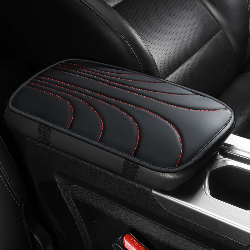 2023 autumn and winter new car armrest box pad Napa leather non-slip wear-resistant armrest box protective pad cleaning pad cross-border