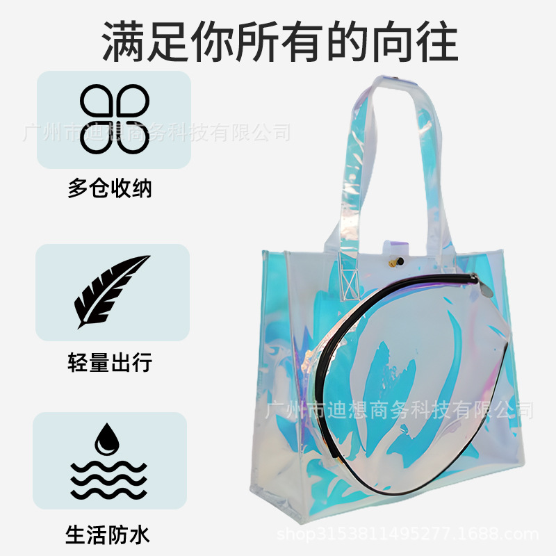Inventario transfronterizo 2025 nuevo bolso de tenis de mujer colorido bolso de raqueta de hombro portátil al aire libre bolso de bádminton de hombre image 3