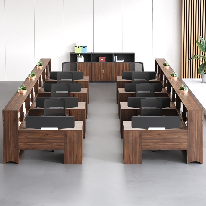 Personal Escritorio de oficina y silla combinación simple moderno personal de oficina titular de la tarjeta Pantalla Solo asiento doble Escritorio financiero