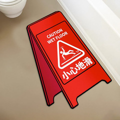 Personal creative bathroom diatomite style mat, carefully slips into the bathroom door mat, absorbs water and dries quickly, foot mat