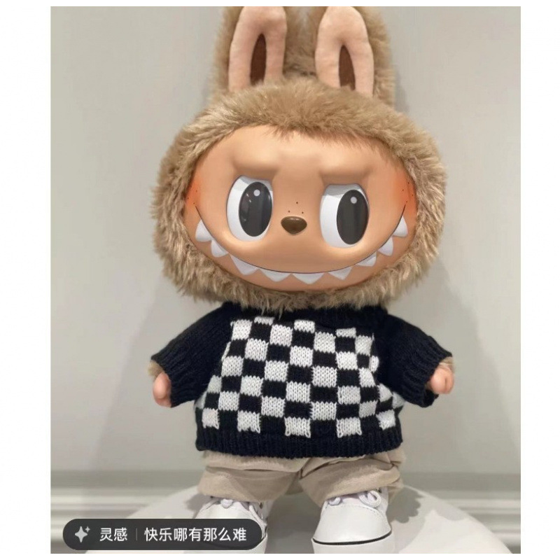 38cmラブブベビー服、ラブブぬいぐるみ服、ラブブ人形着替え、漢服スカートスーツ|undefined