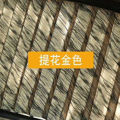 H7L aluminum alloy track car: Car curtains - jacquard-gold