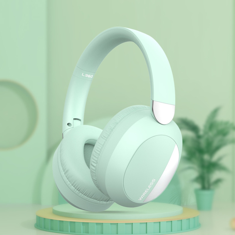 プライベートマスク新しい折りたたみヘッドマウント Bluetooth ヘッドセットワイヤレス 5.3 ノイズリダクションゲーム低遅延 Bluetooth ヘッドセット L960|undefined