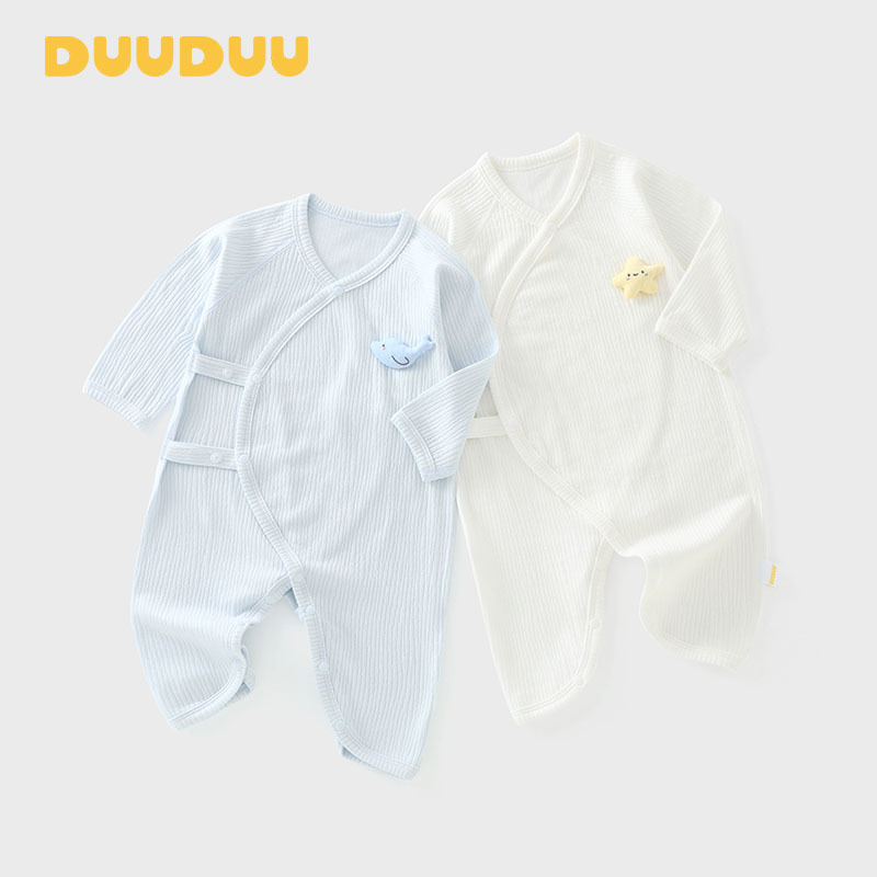 Duuduu Newborn Baby Clothes, Newborn Underwear, Long-Sleeved Bodysuit, Romper, Class a Baby Jumpsuit