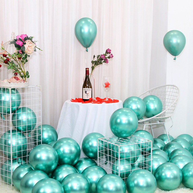 Globos de metal/látex redondos (5"/10"/12"/18") para bodas y cumpleaños al por mayor image 13