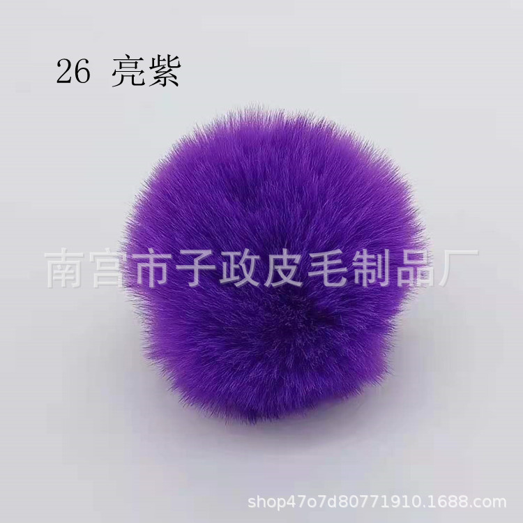 Bola de piel de conejo de imitación 6cm7cm8cm9cm10cm Bola de piel al por mayor hecha a mano DIY joyería ropa zapatos accesorios adornos