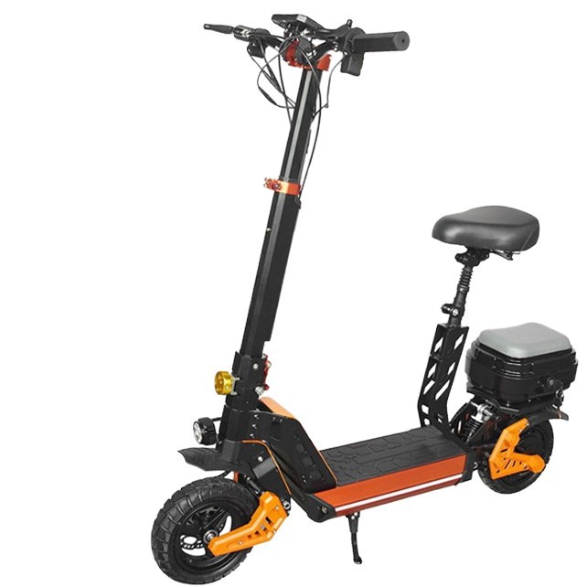 Nuevo scooter plegable para adultos con asiento amortiguador 10 pulgadas scooter eléctrico M5 scooter image 6