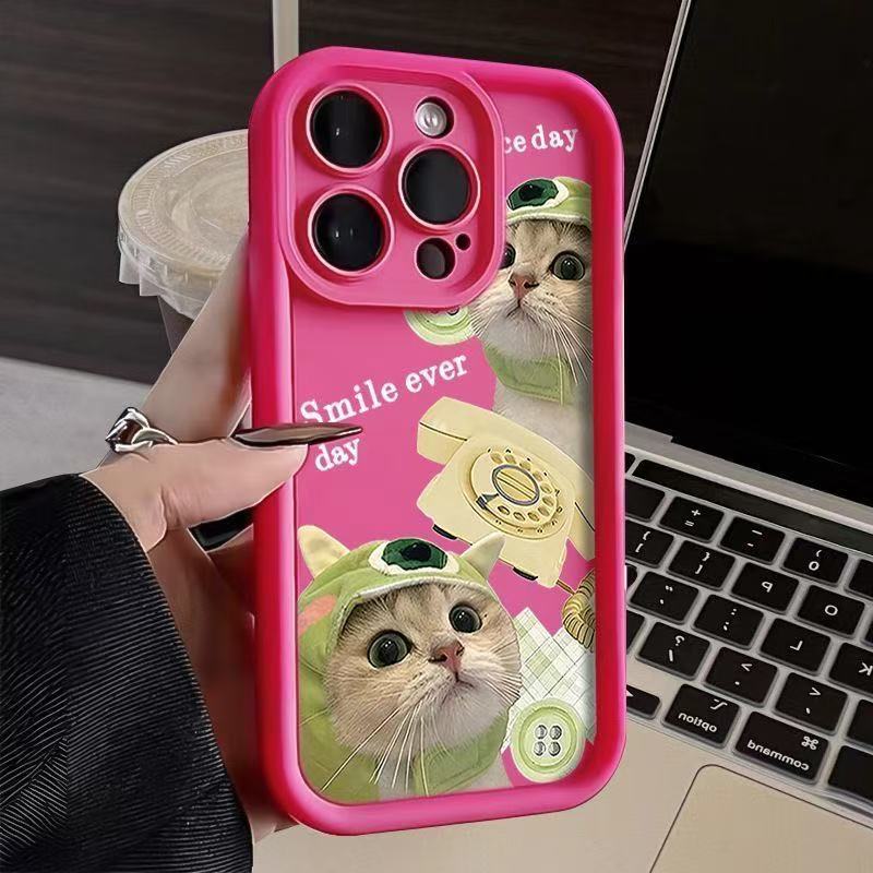 Cute Funda para teléfono móvil iphone16pro para Europa y América Apple 15 Anti-caída 14 Explosiva 13promax Nuevo 12x