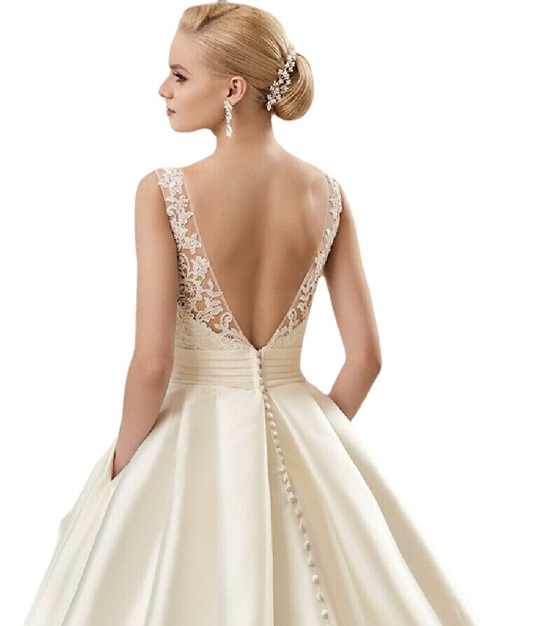 Wedding Dress Bride 2025 Spring New Foreign Trade Trailing Shoulder Wedding Dress Pregnant Women Plus Size Bridal Wedding Dress